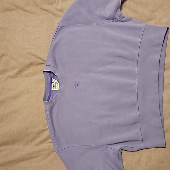 ADIDAS ORIGINALS WOMEN'S SWEATSHIRT MAGIC LILAC US S 8-10 - Picture 9 of 10